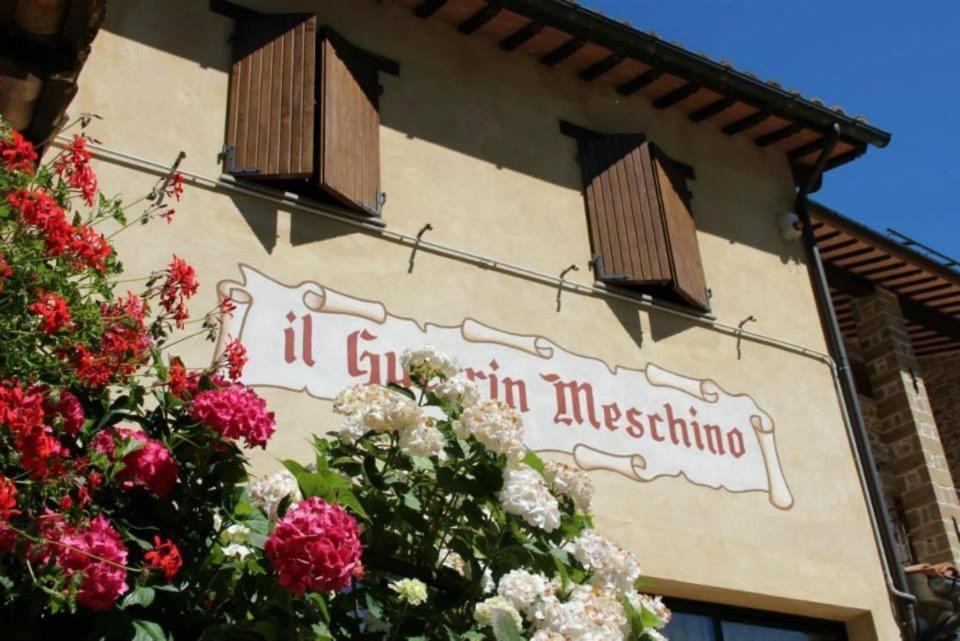 Guerrin Meschino Hotell Montemonaco Exteriör bild